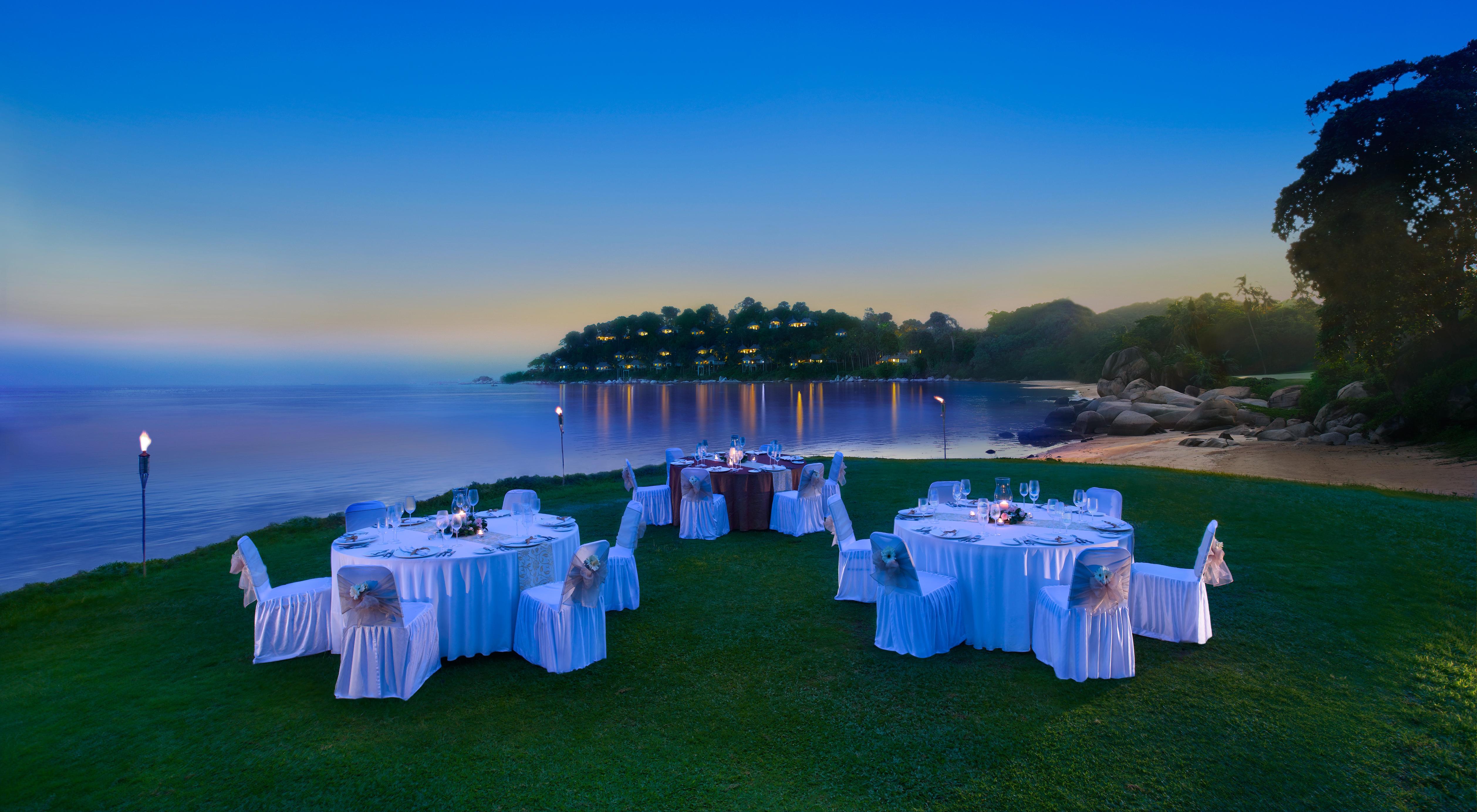 Отель Banyan Tree Bintan Лагой Ресторан фото